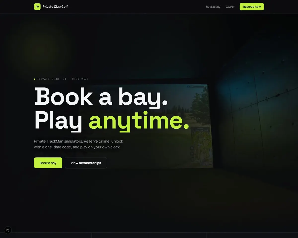 A booking and keyless-entry web app