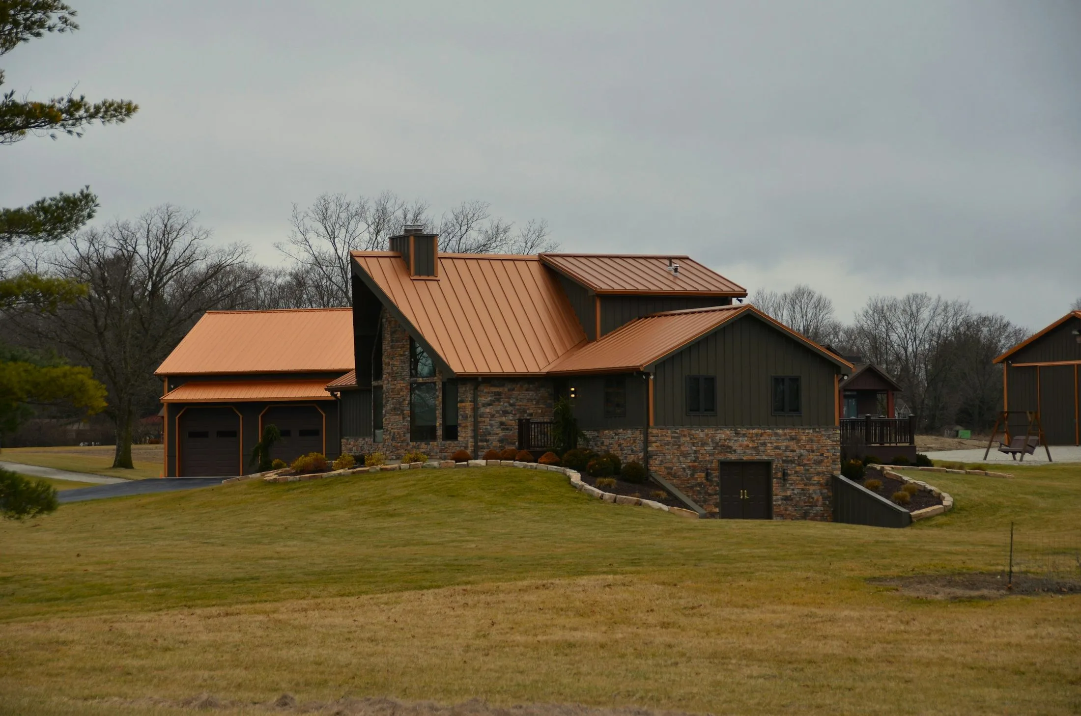 A home whose grounds are protected before work begins