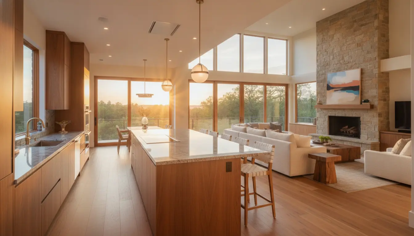 Homepage of a home remodeling company website designed by QuoteWell